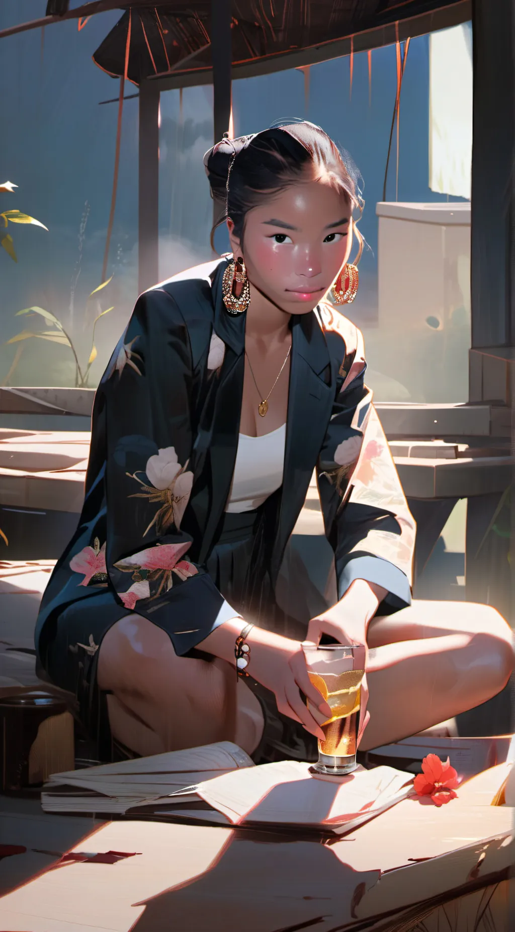 ai character: jade background