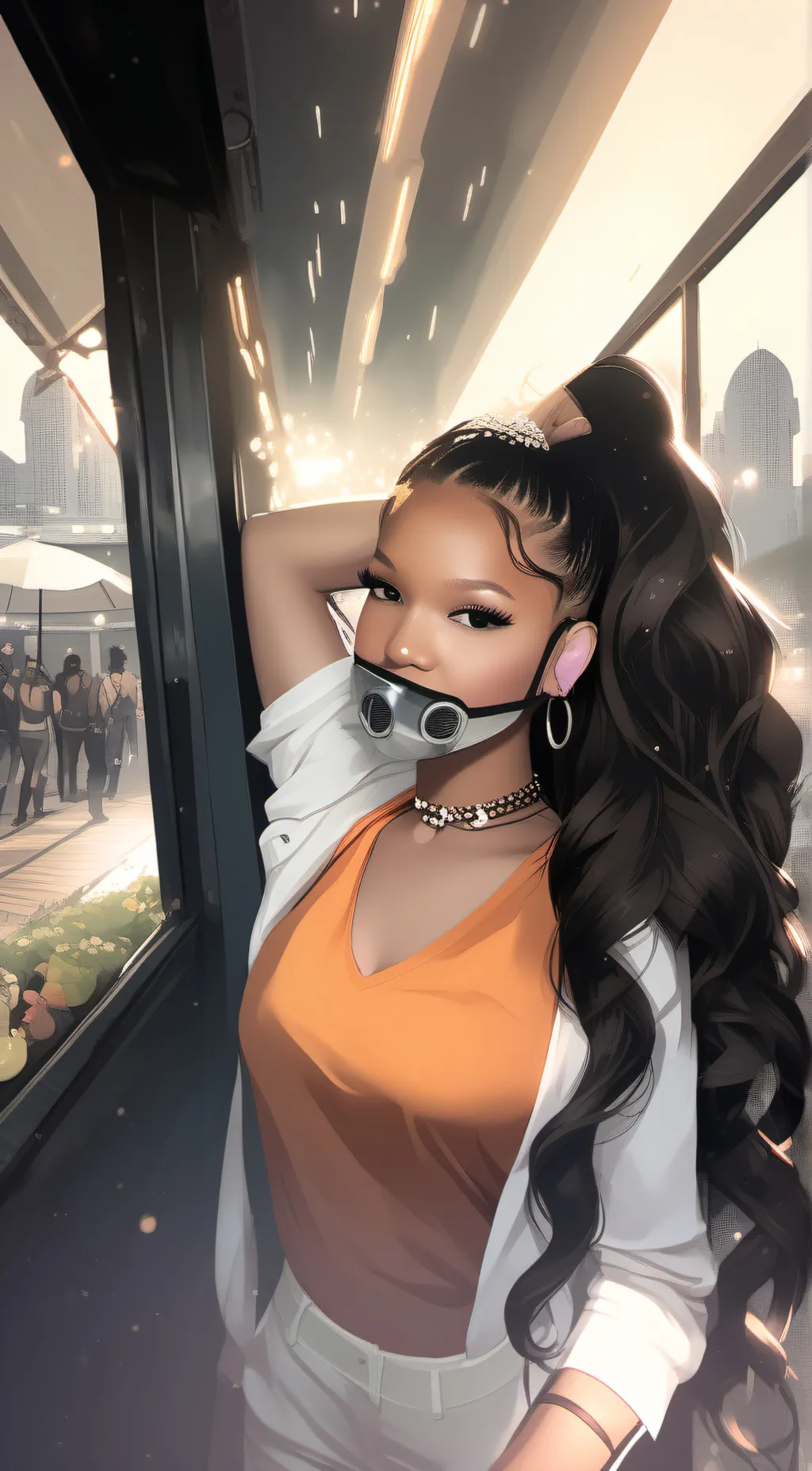 ai character: Nia background