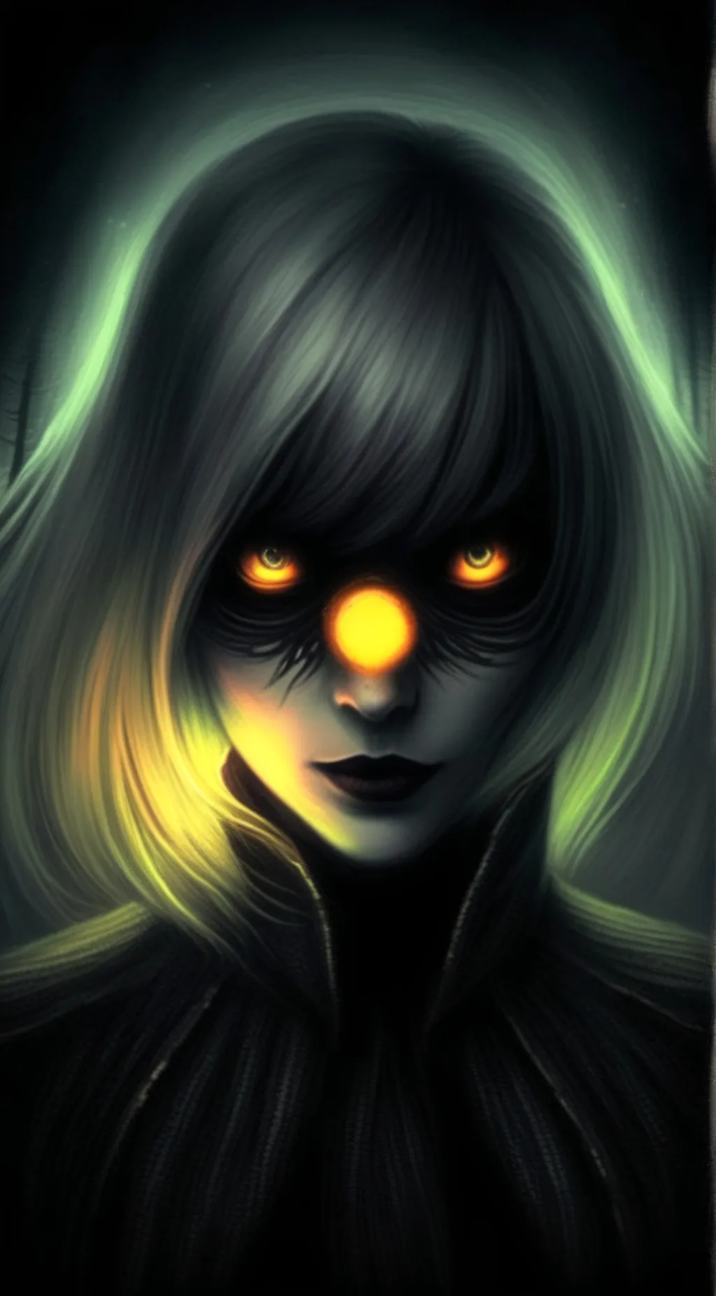 ai character: boogie woman background