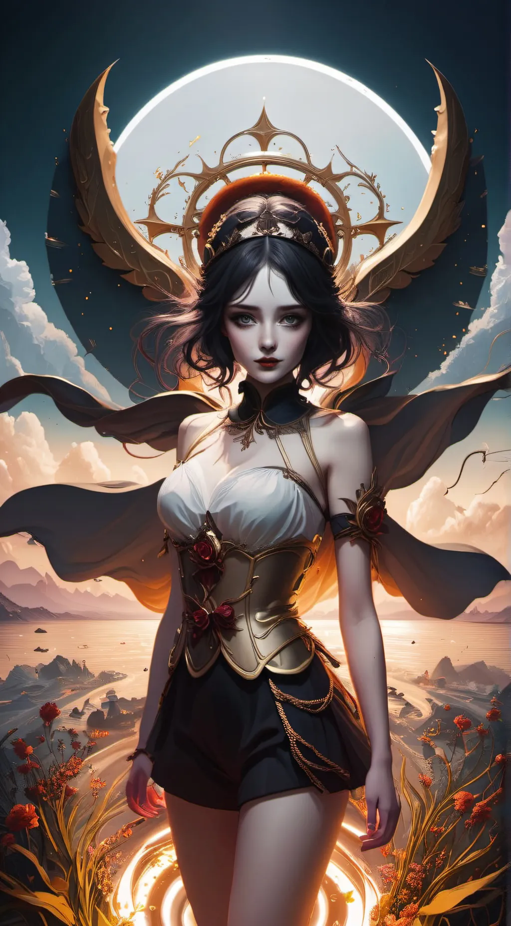 ai character: luna background