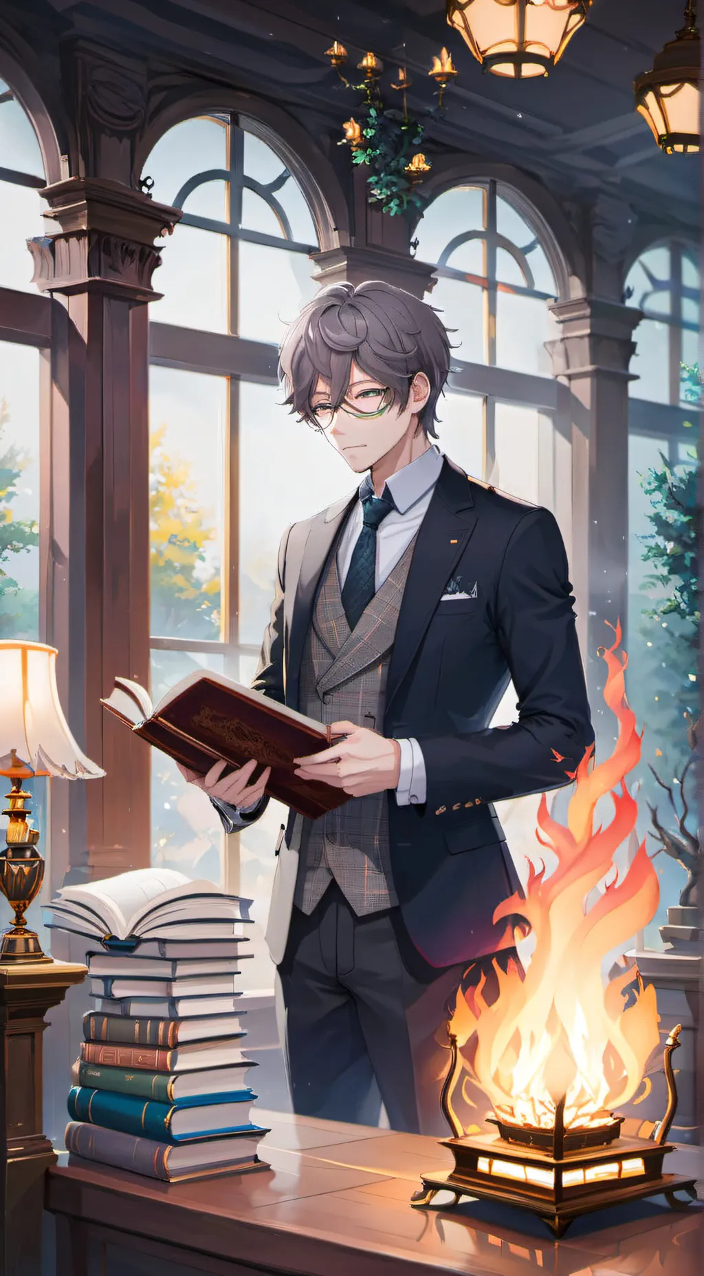 ai character: 🐼 okio akya 🐼 background