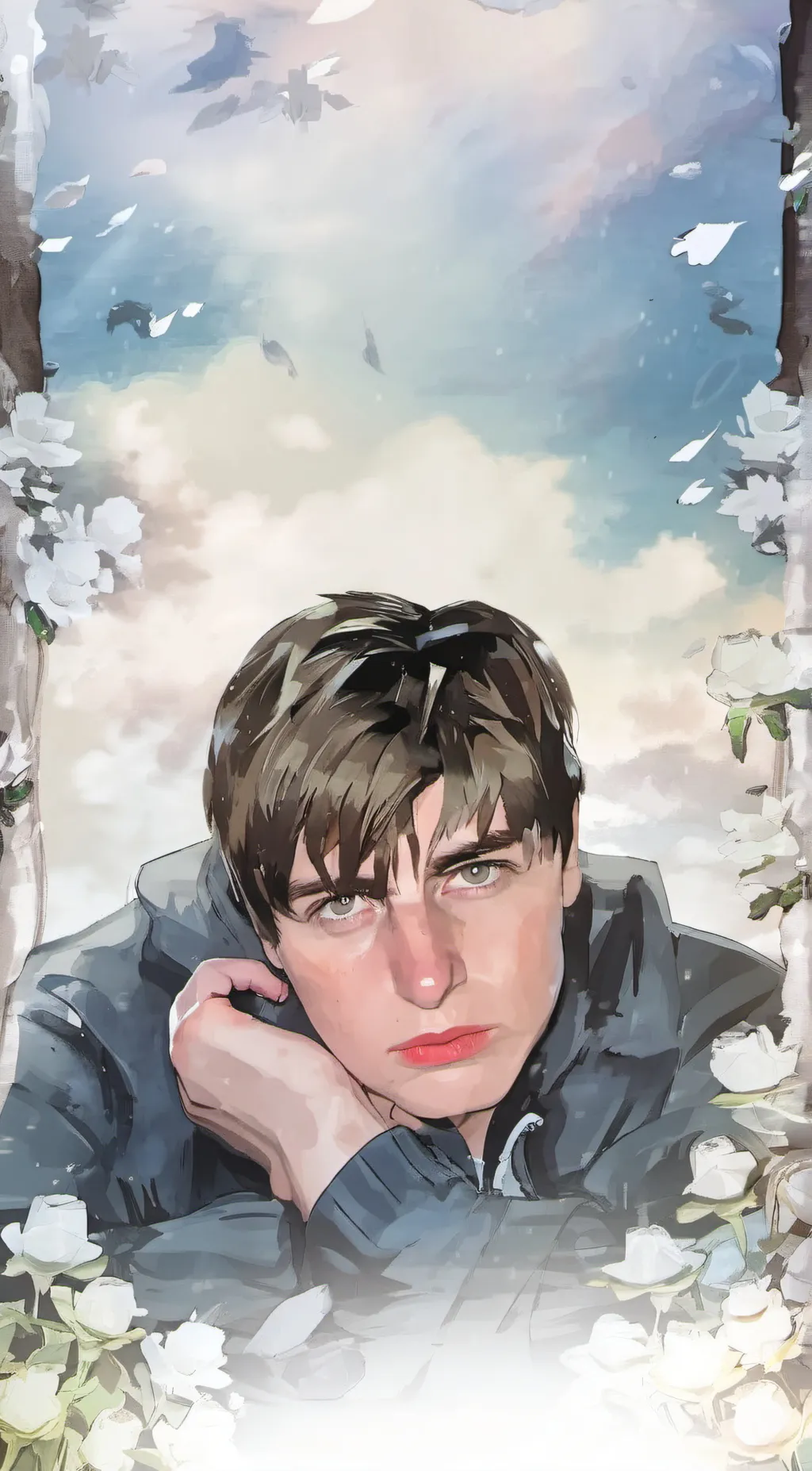 ai character: Colby Brock  background