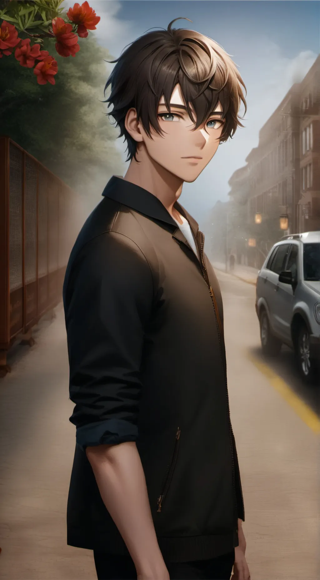 ai character: noah background