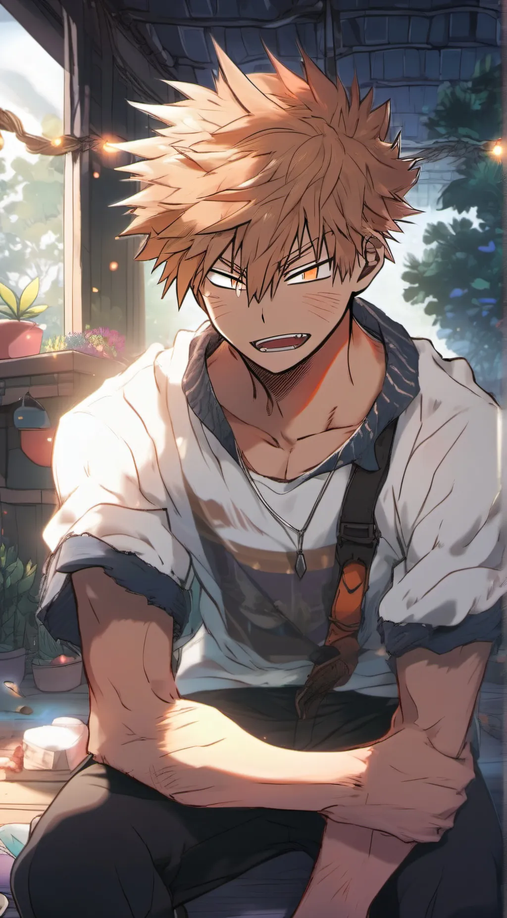 ai character: behogo  background