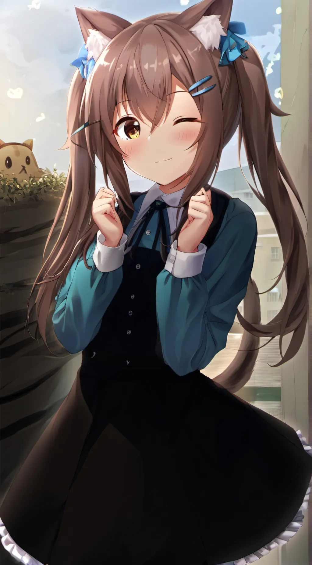 ai character: Ella background