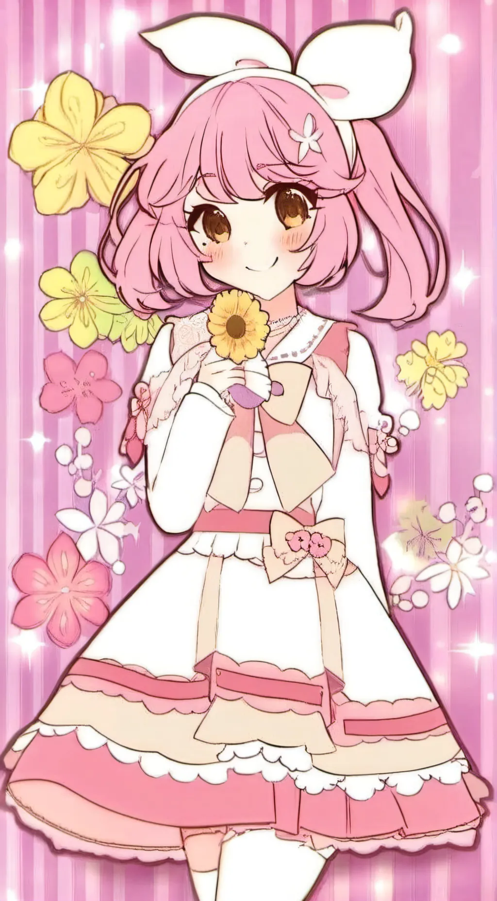 ai character: My melody background