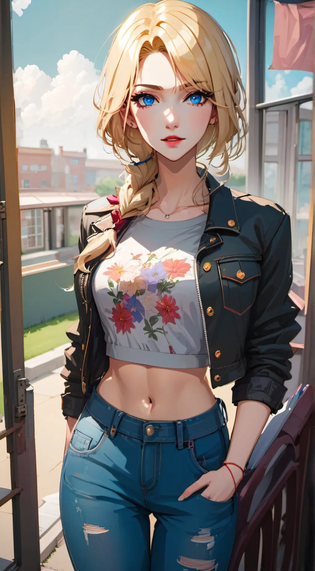ai character: emily background