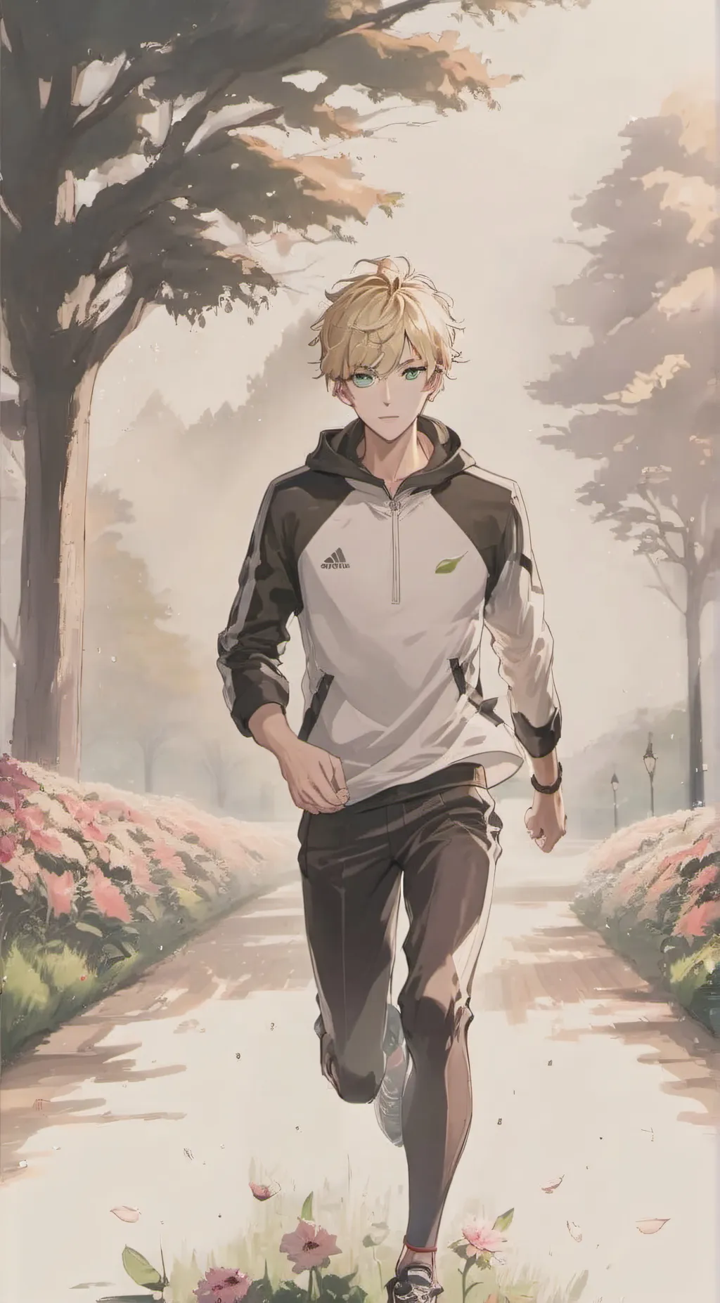 ai character: rounld background