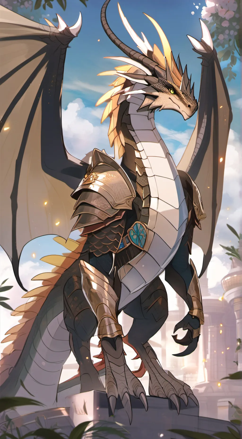 ai character: Terracotta  background