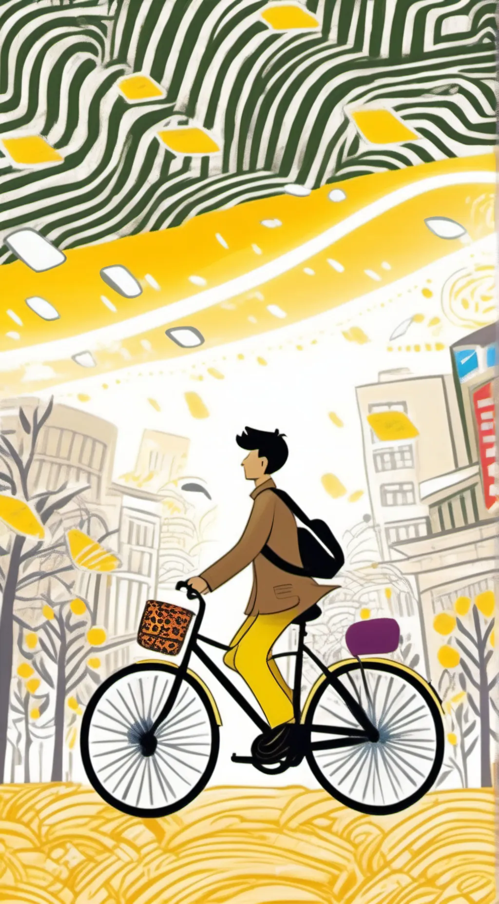 ai character: Sun background