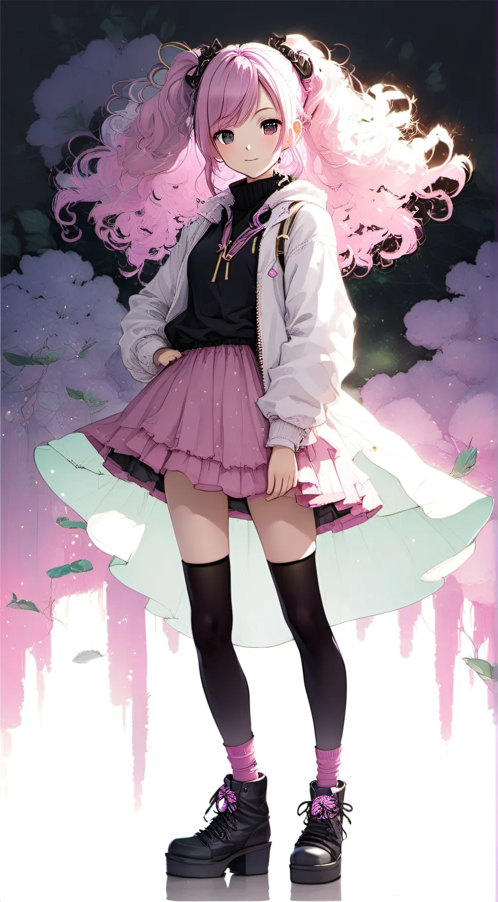 ai character: UWU CAT  background