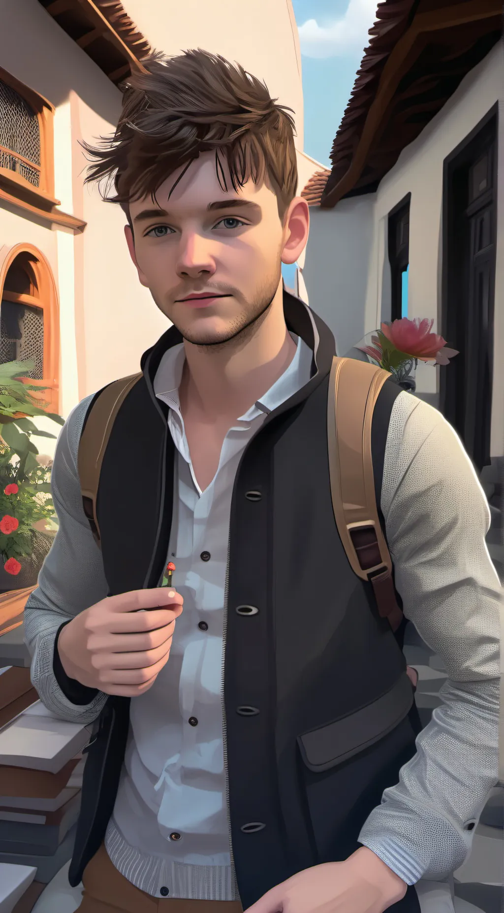 ai character: Kayden background