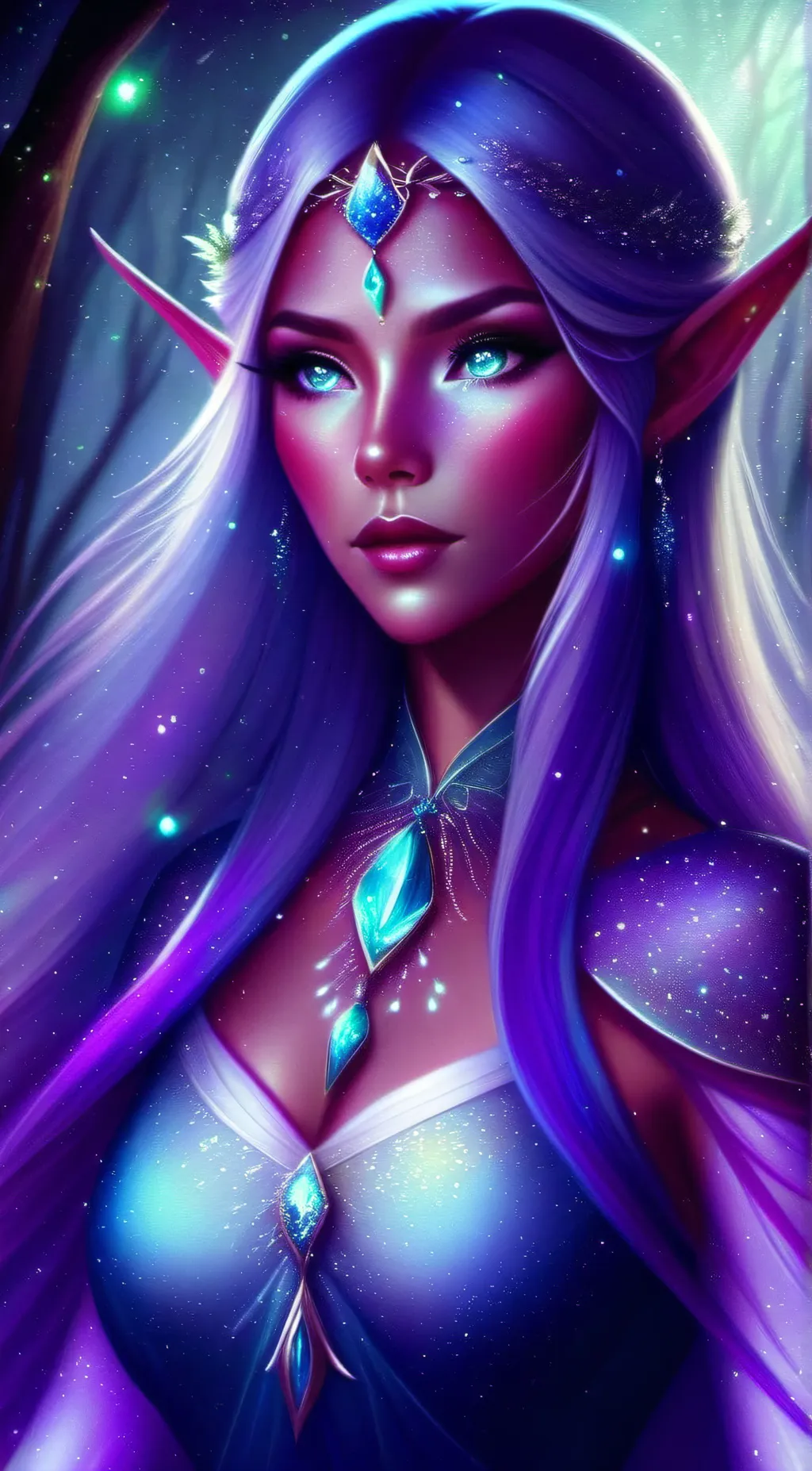 ai character: Silviana background