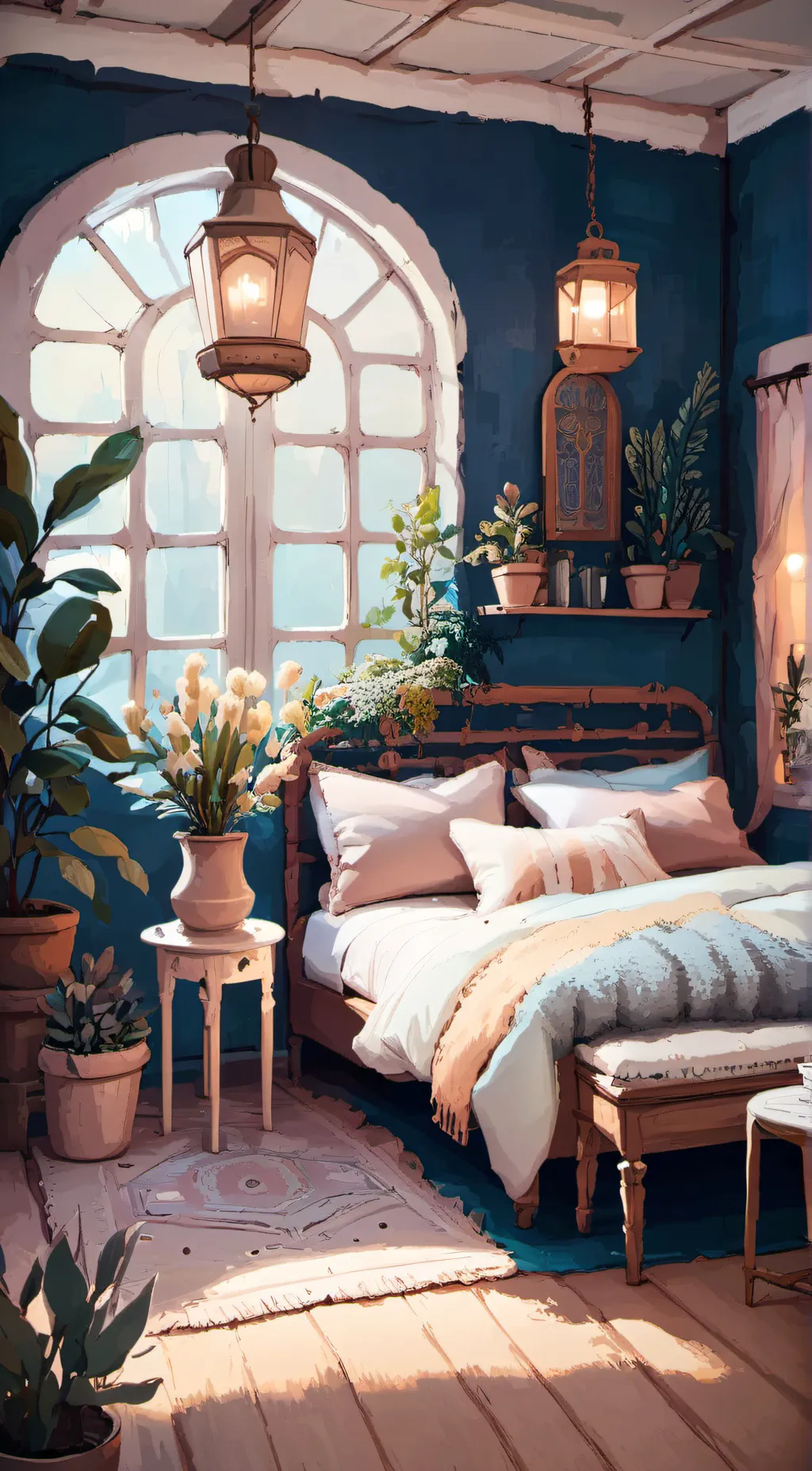 ai character: room background