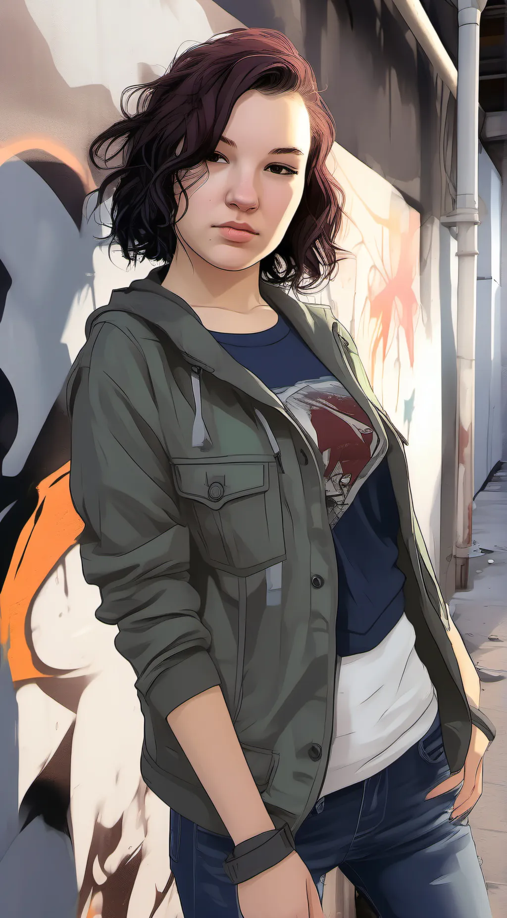 ai character: Jordan McAllen  background