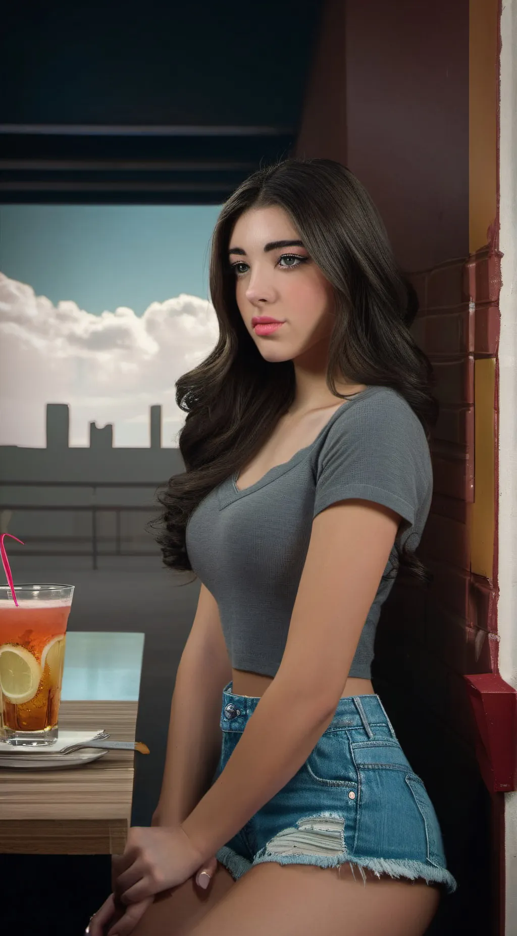 ai character: Sophia background