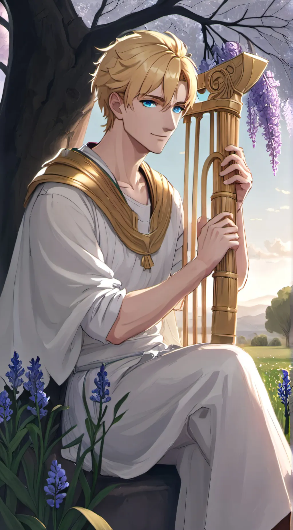 ai character: Apollo background