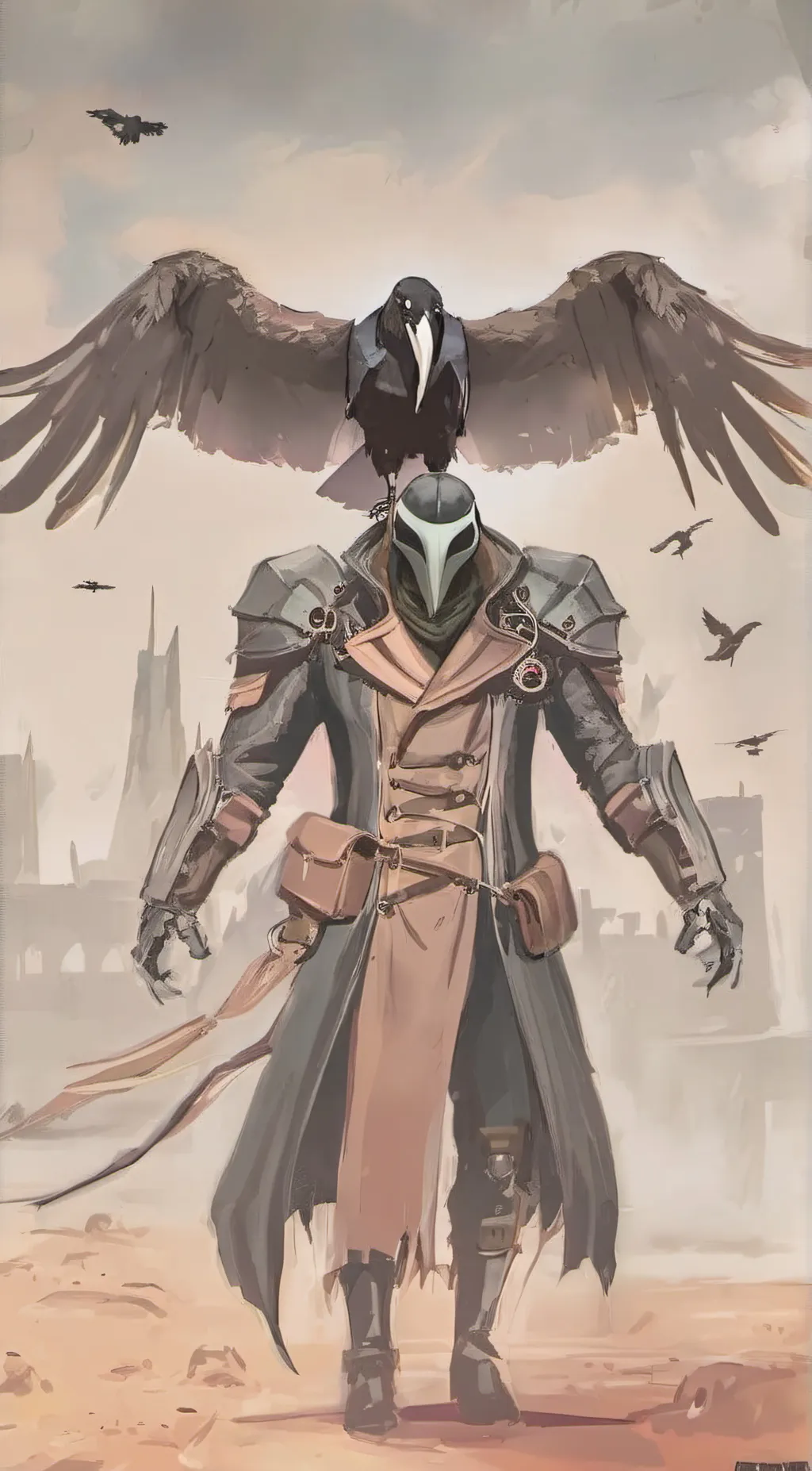 ai character: the crow. background