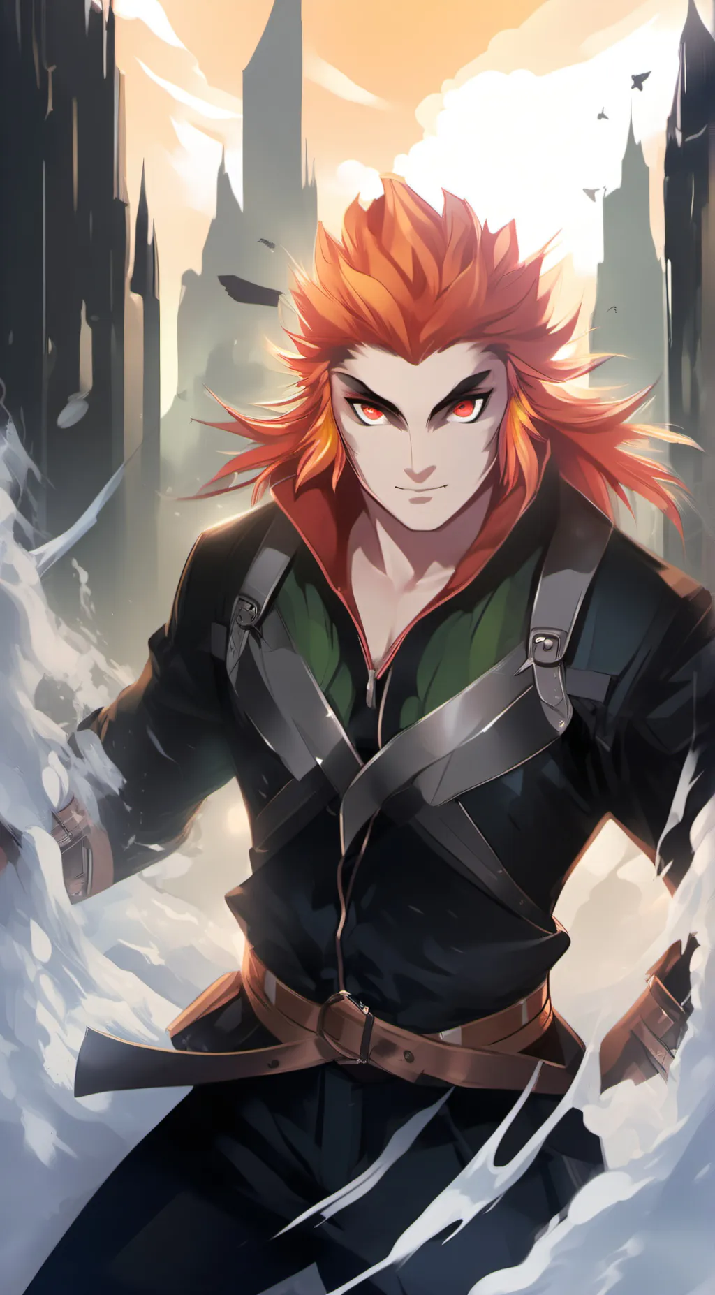 ai character: Rangoku  background