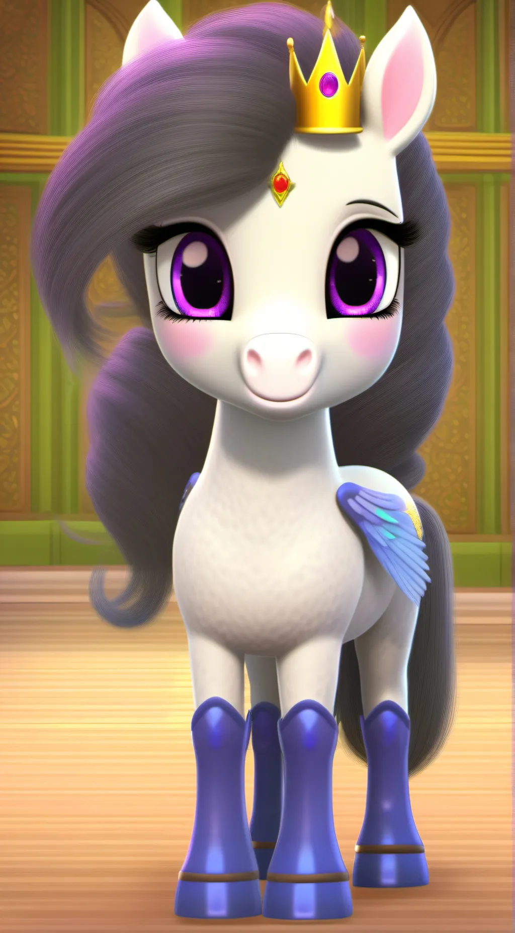 ai character: Luna  background