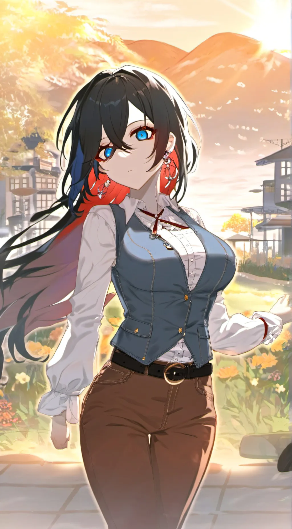 ai character: Lucy  background