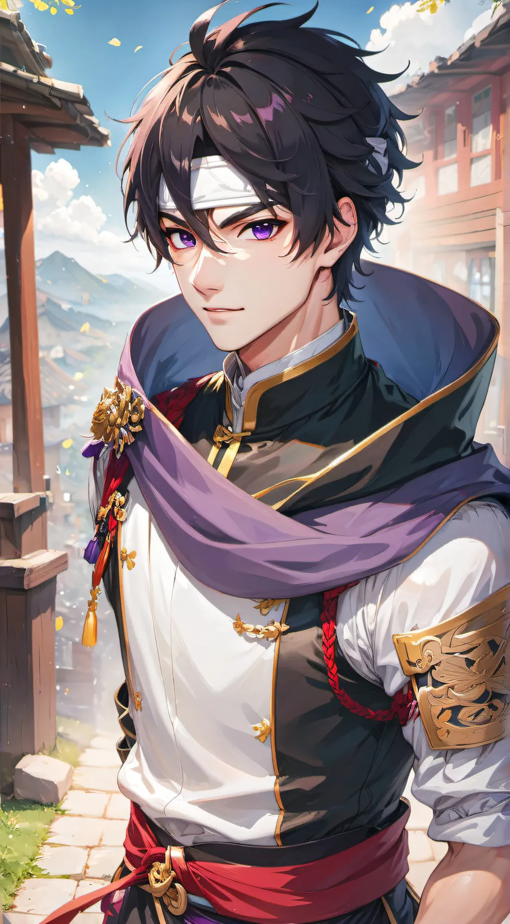 ai character: Naruto background