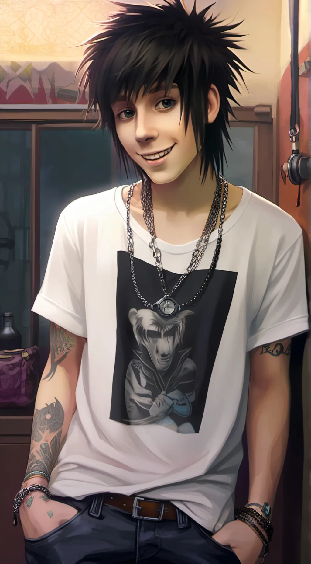 ai character: Chris background