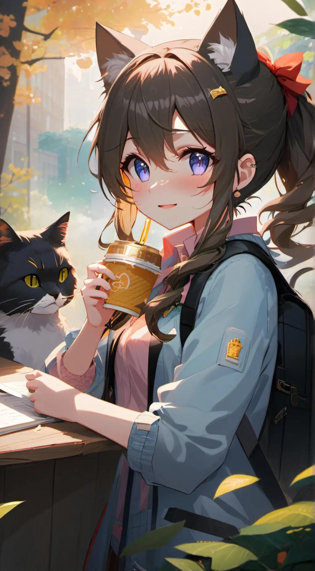 ai character: Chloe  background