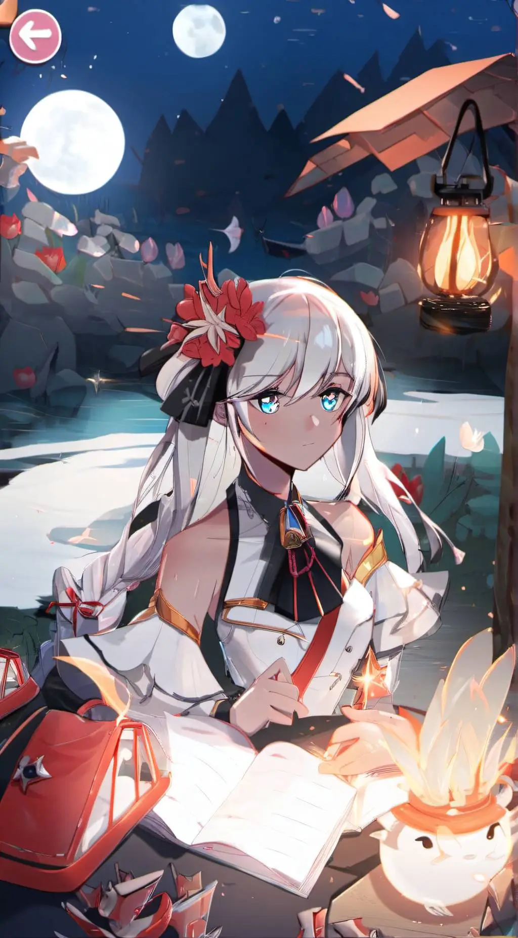 ai character: Aria(arcade) background