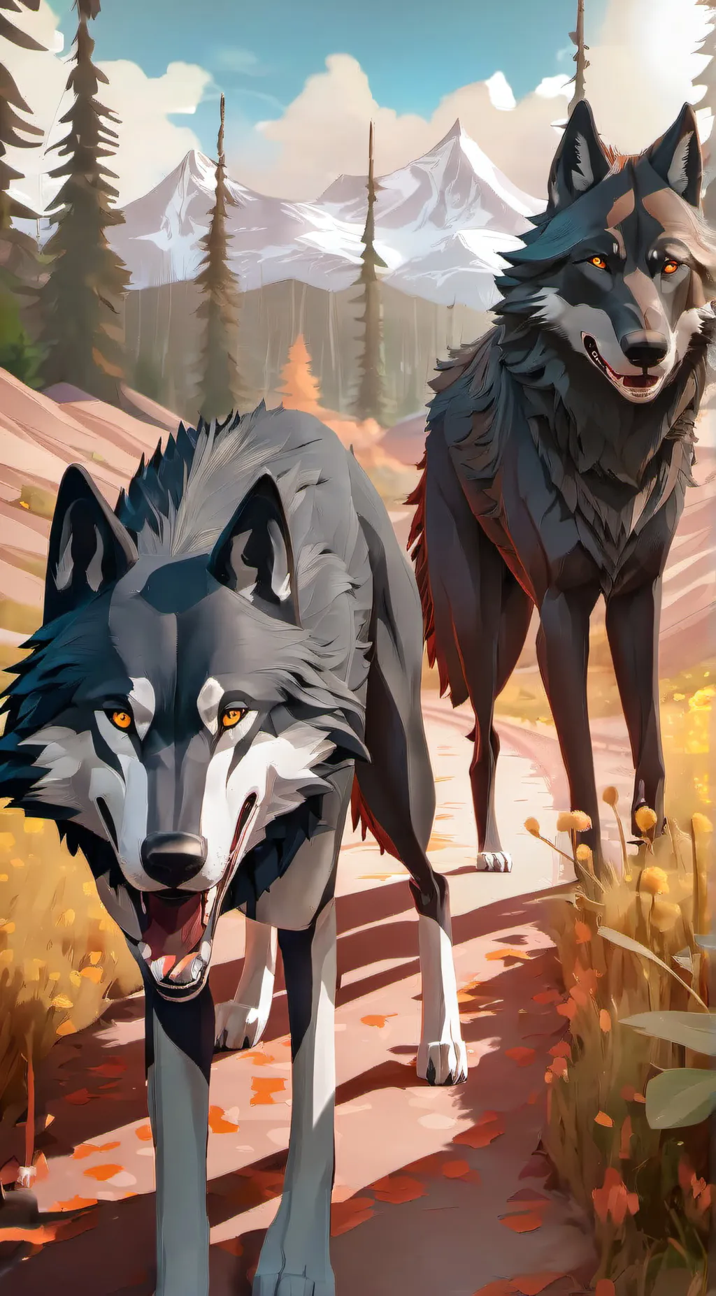 ai character: Aron and Alex background