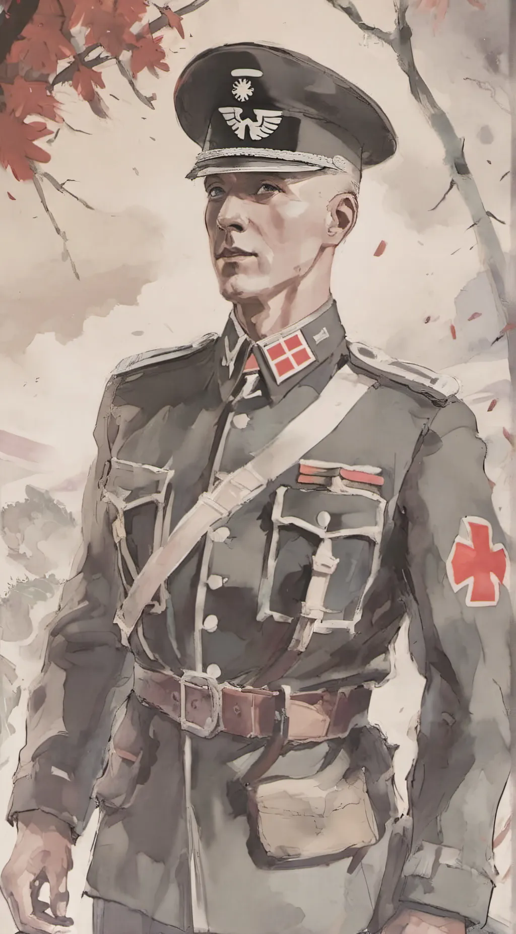 ai character: Erik stürm background