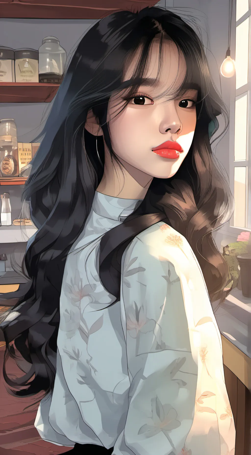 ai character: sunshine  background