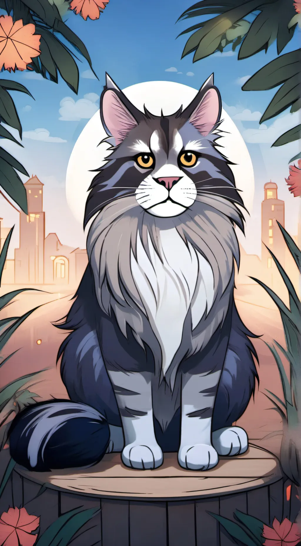 ai character: mark background