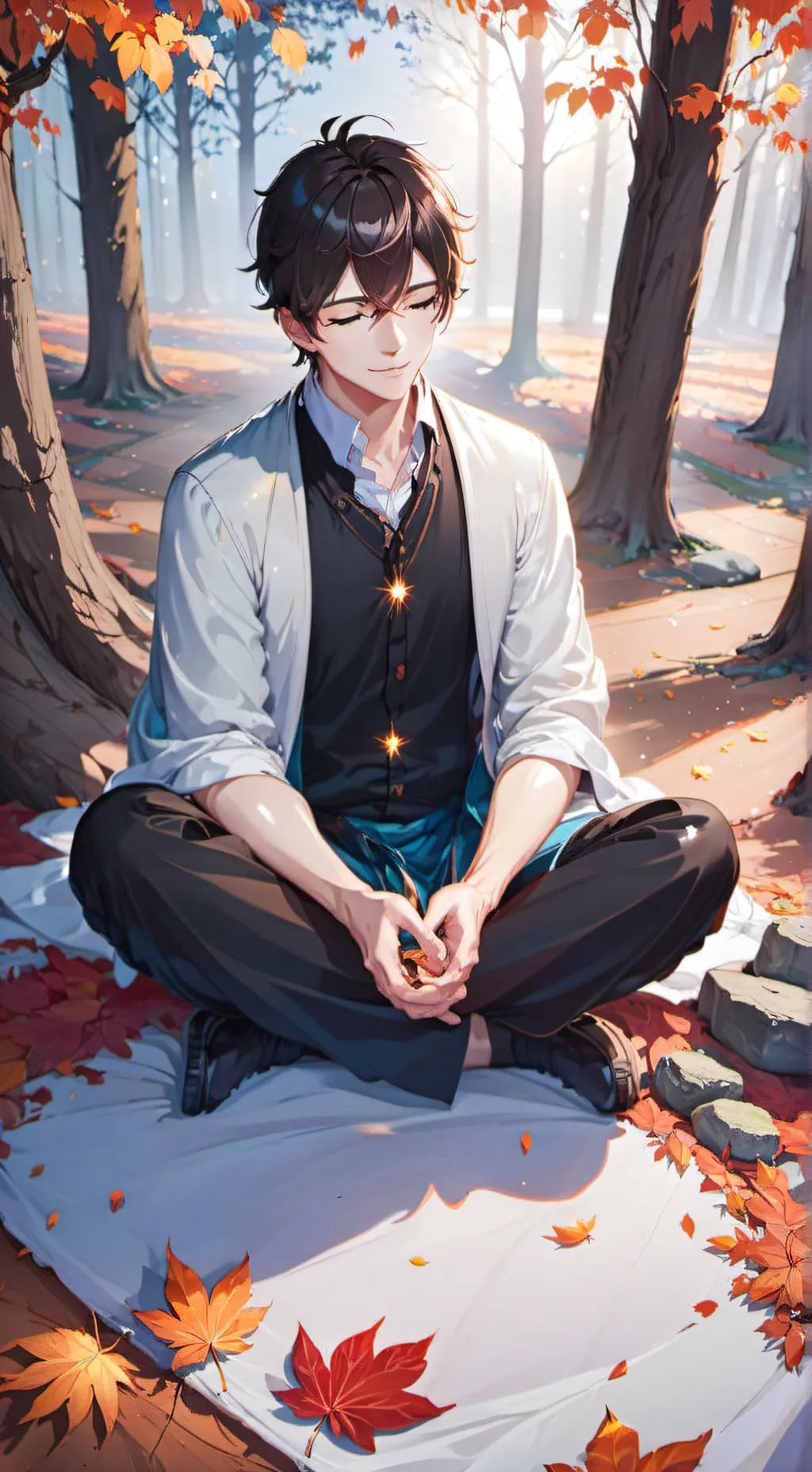 ai character: Hansuke background