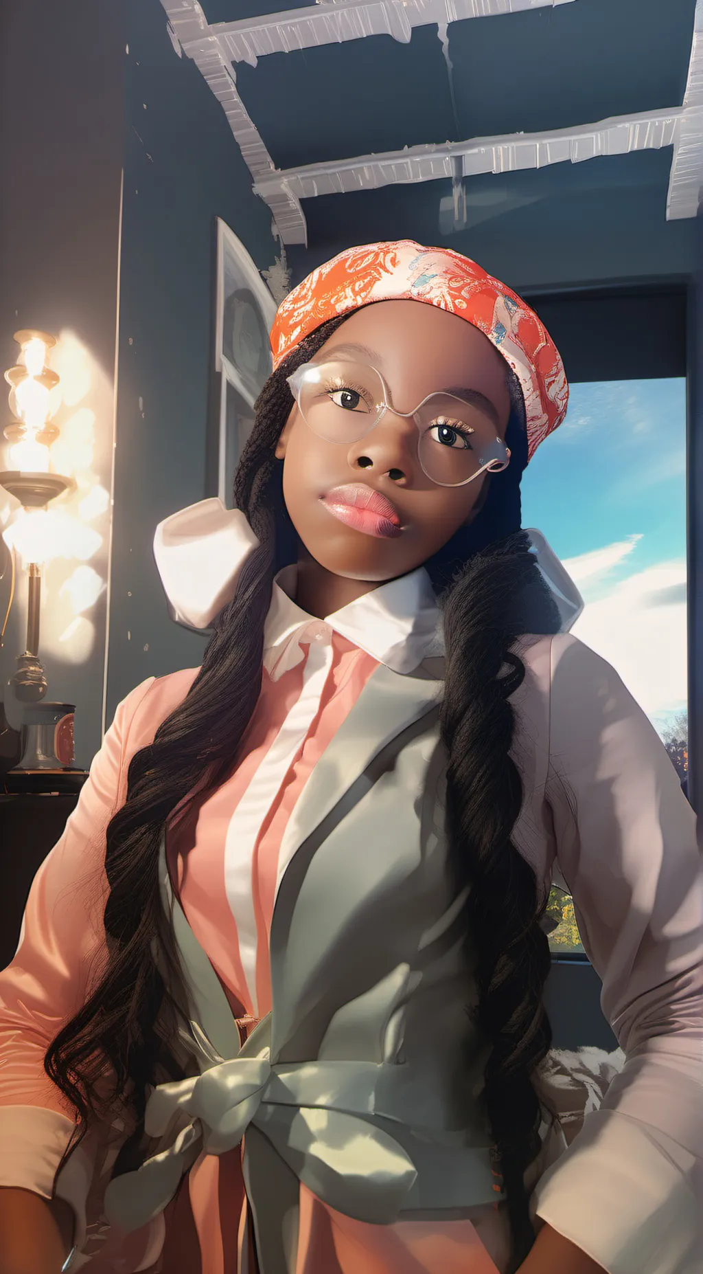 ai character: Vicky👁👅👁 background