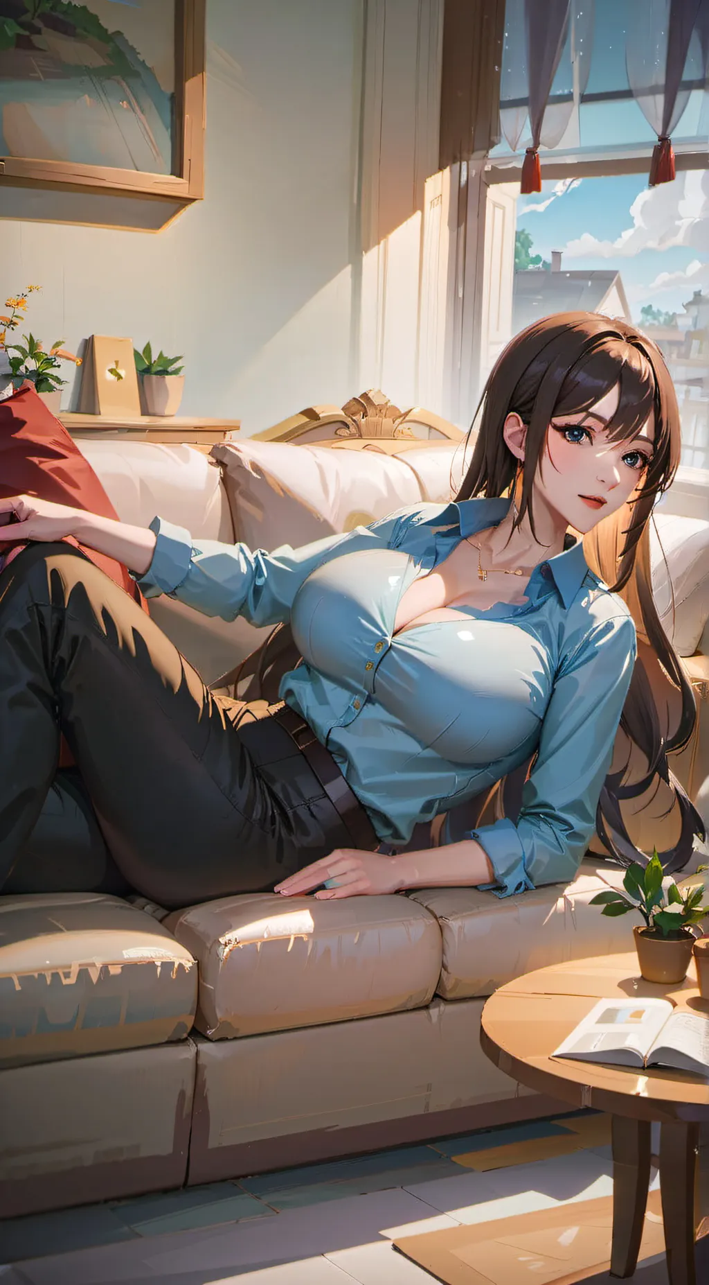 ai character: Olivia  background