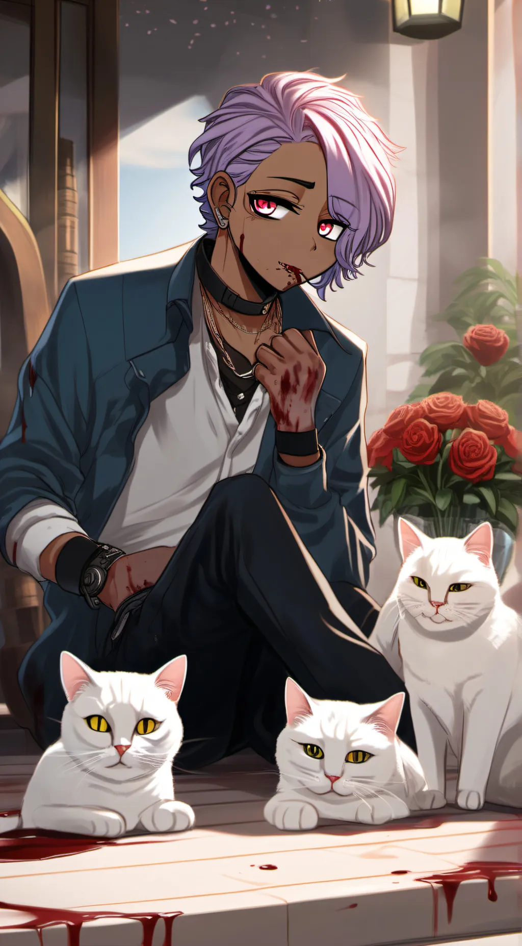 ai character: Carlos Greenlynn  background