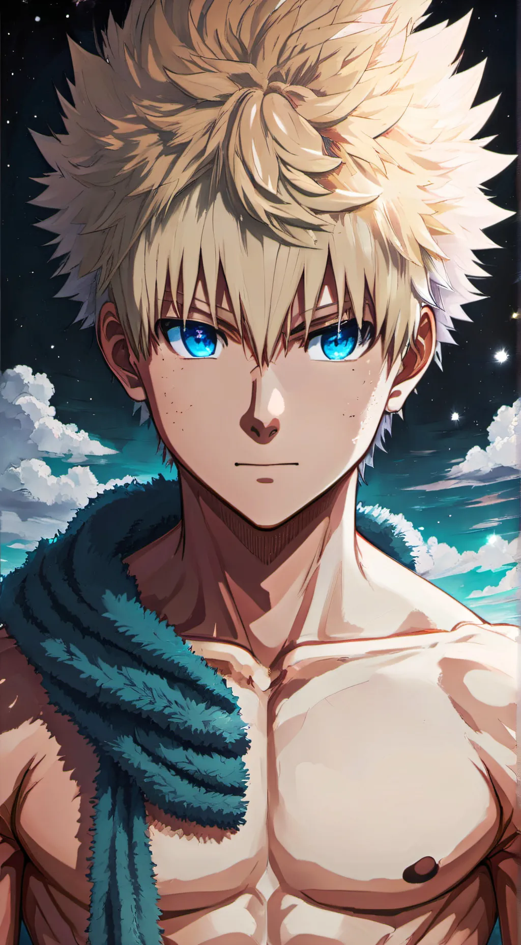 ai character: bakugou  background