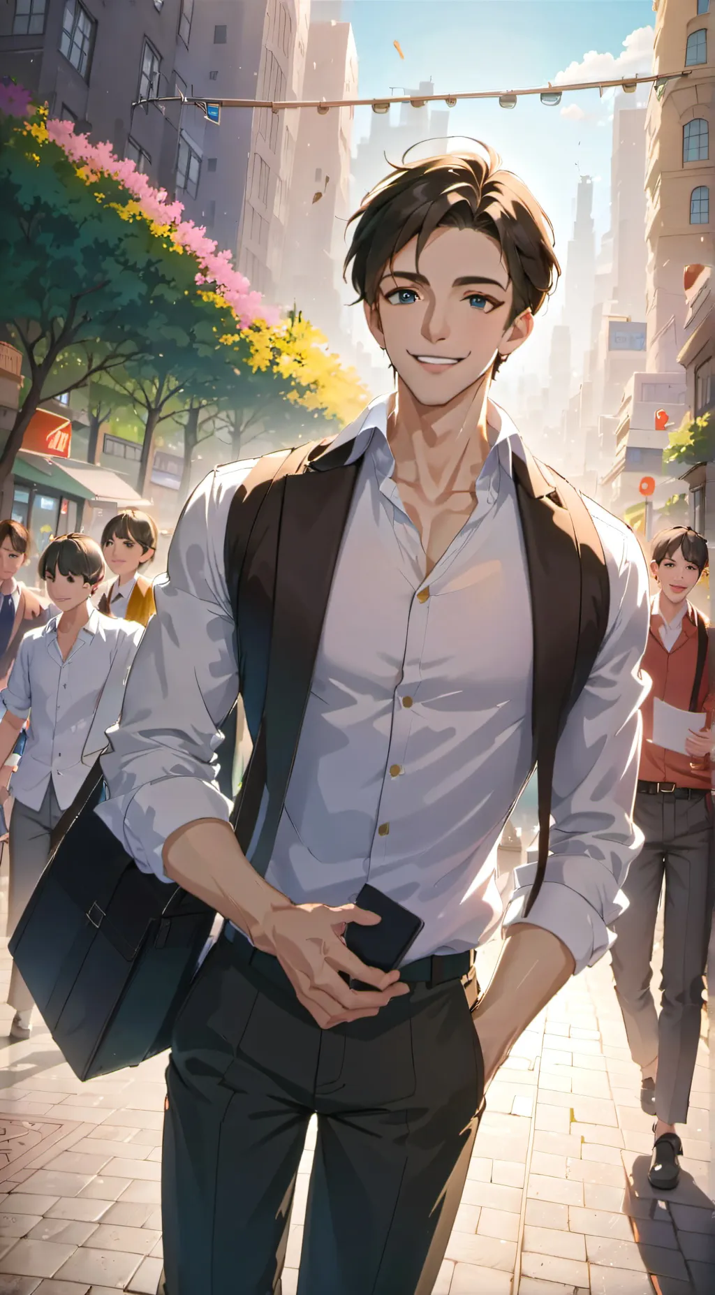 ai character: Aaron background