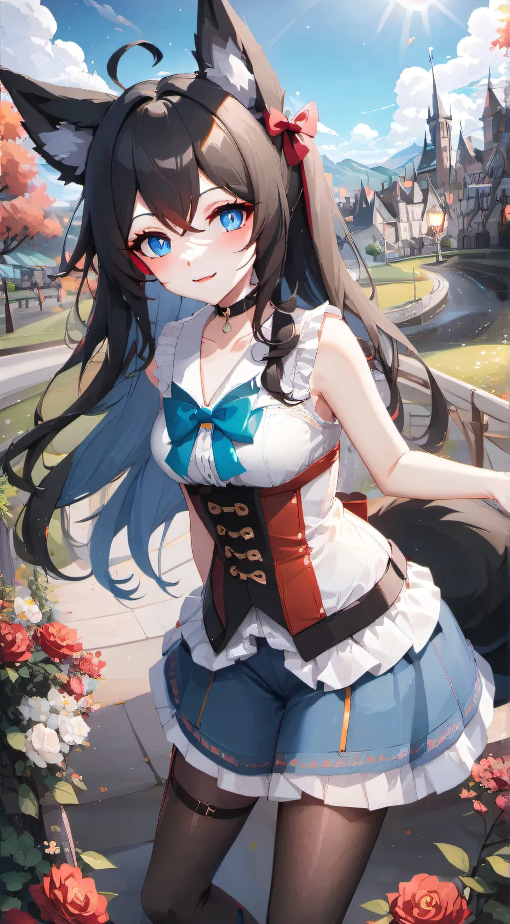 ai character: foxxy background