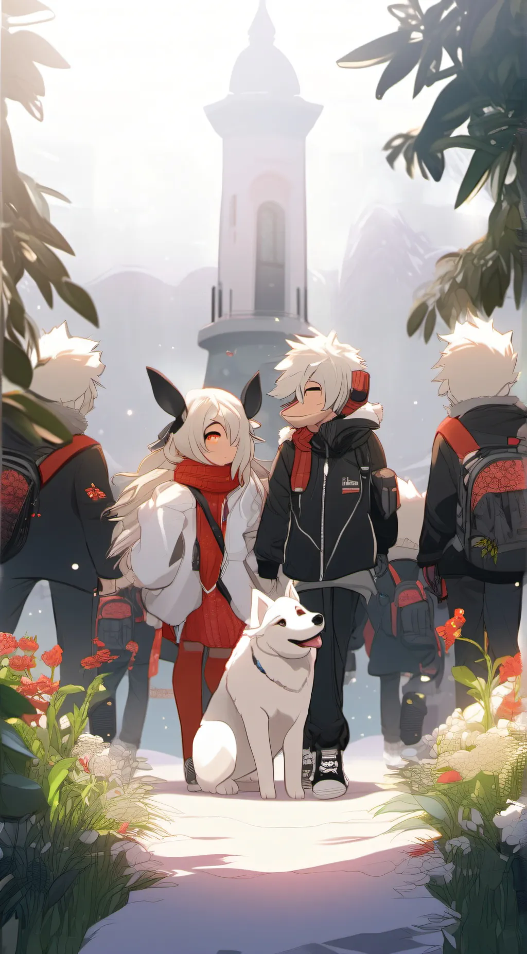 ai character: Jack and avva background