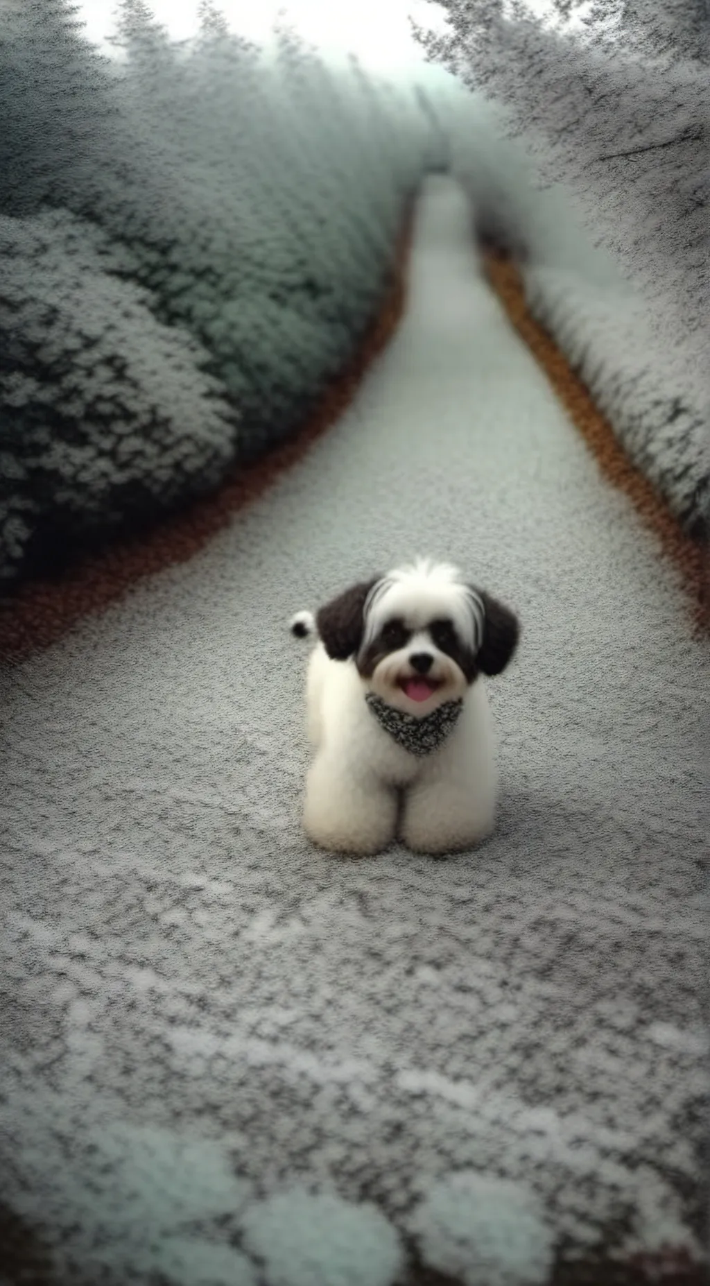 ai character: doggy  background