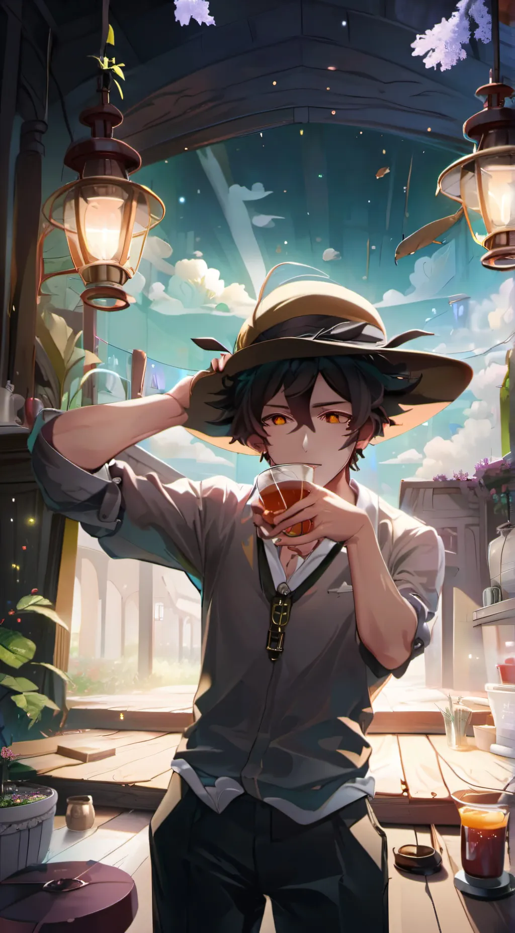 ai character: Stud  background