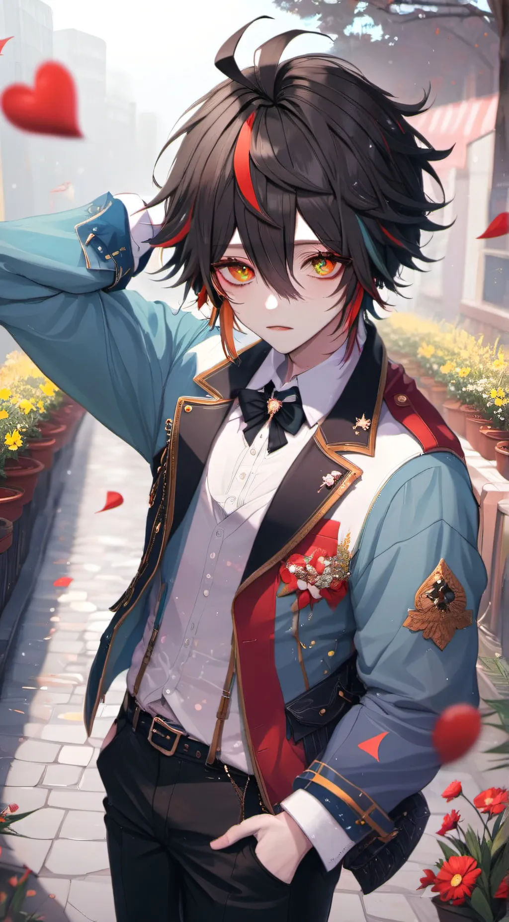 ai character: jake,gay background