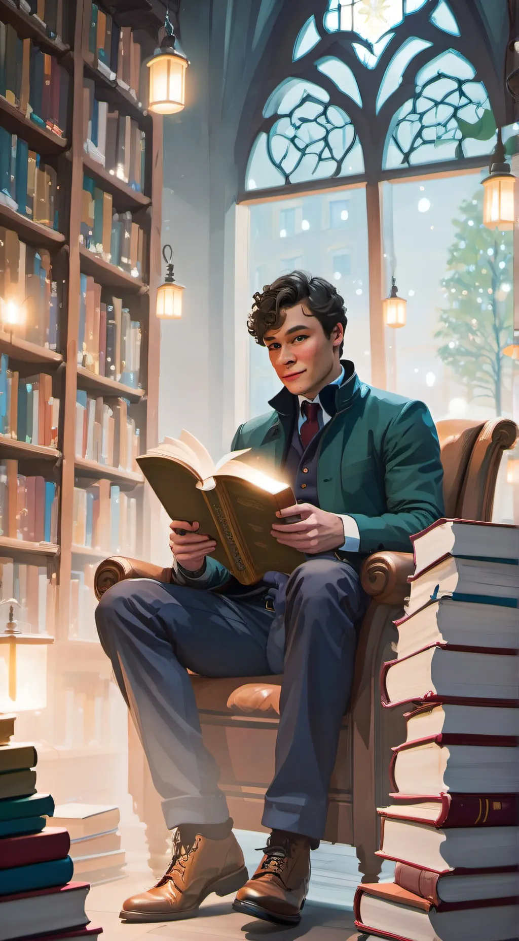 ai character: Mattheo Riddle  background