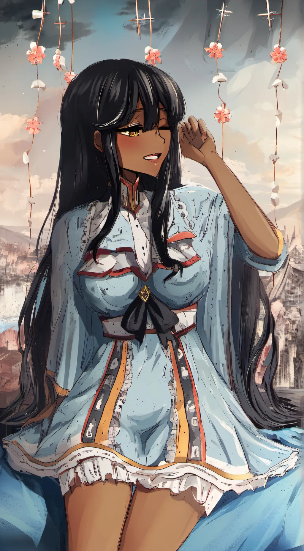 ai character: adoura background