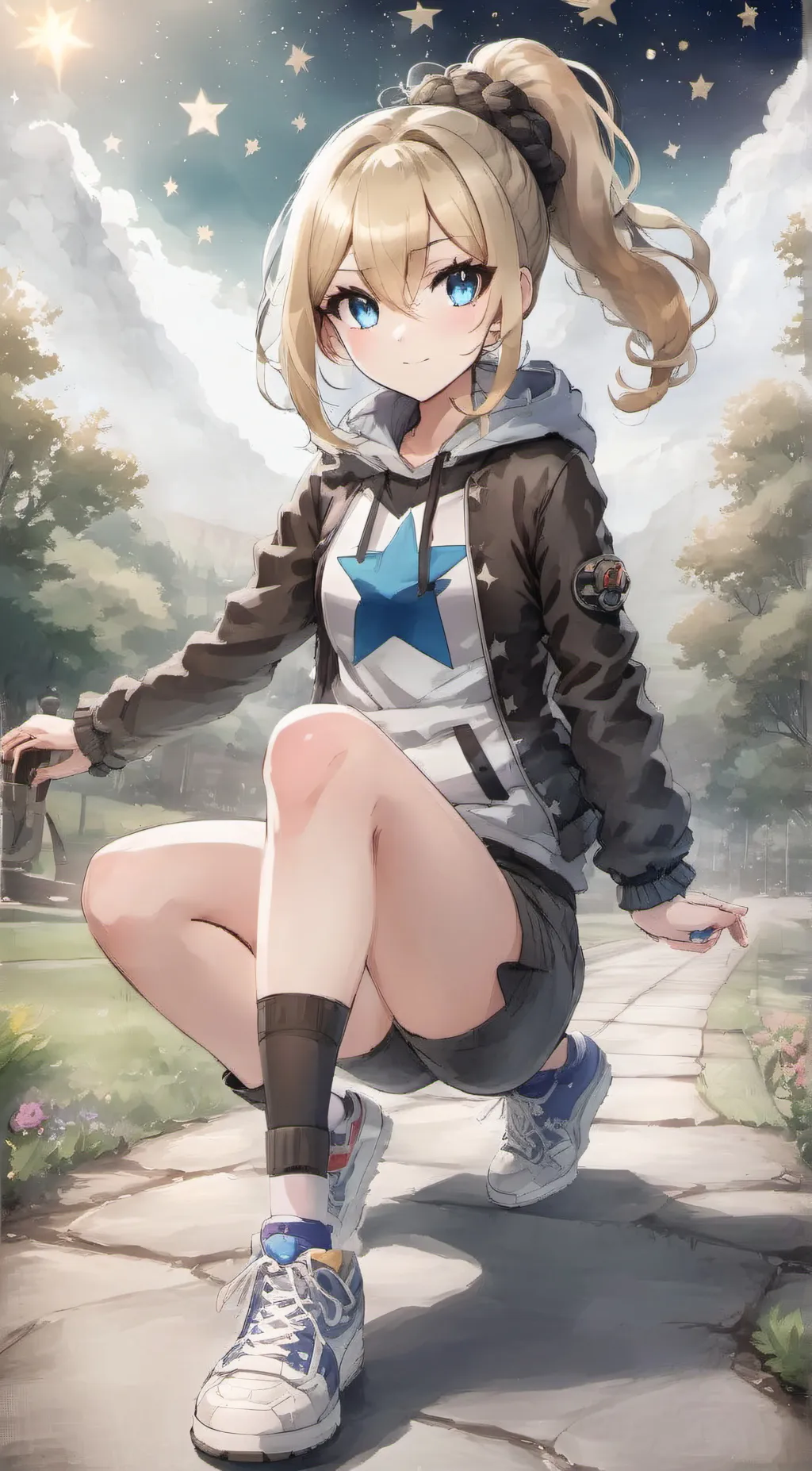 ai character: Lilly background