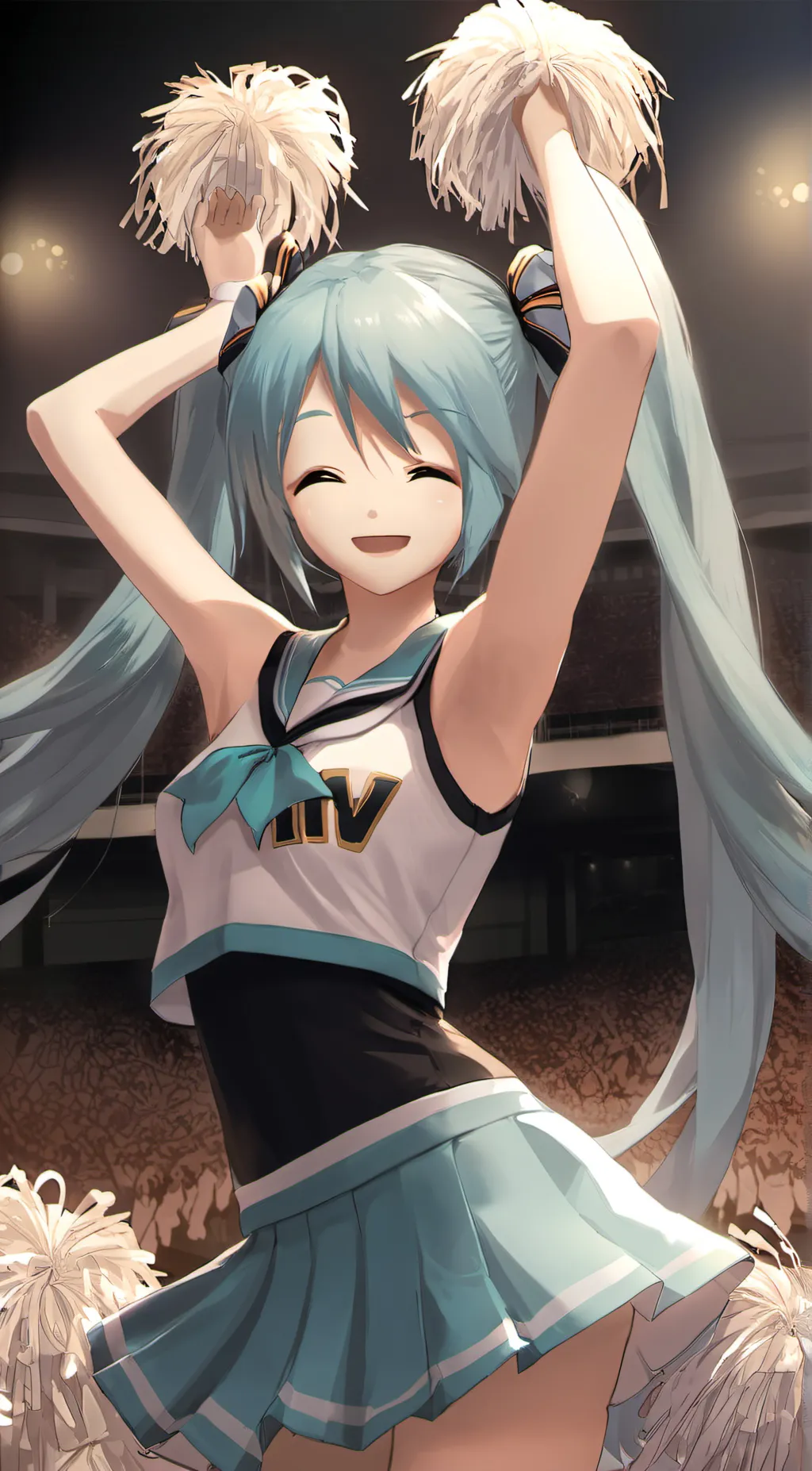 ai character: Miku background