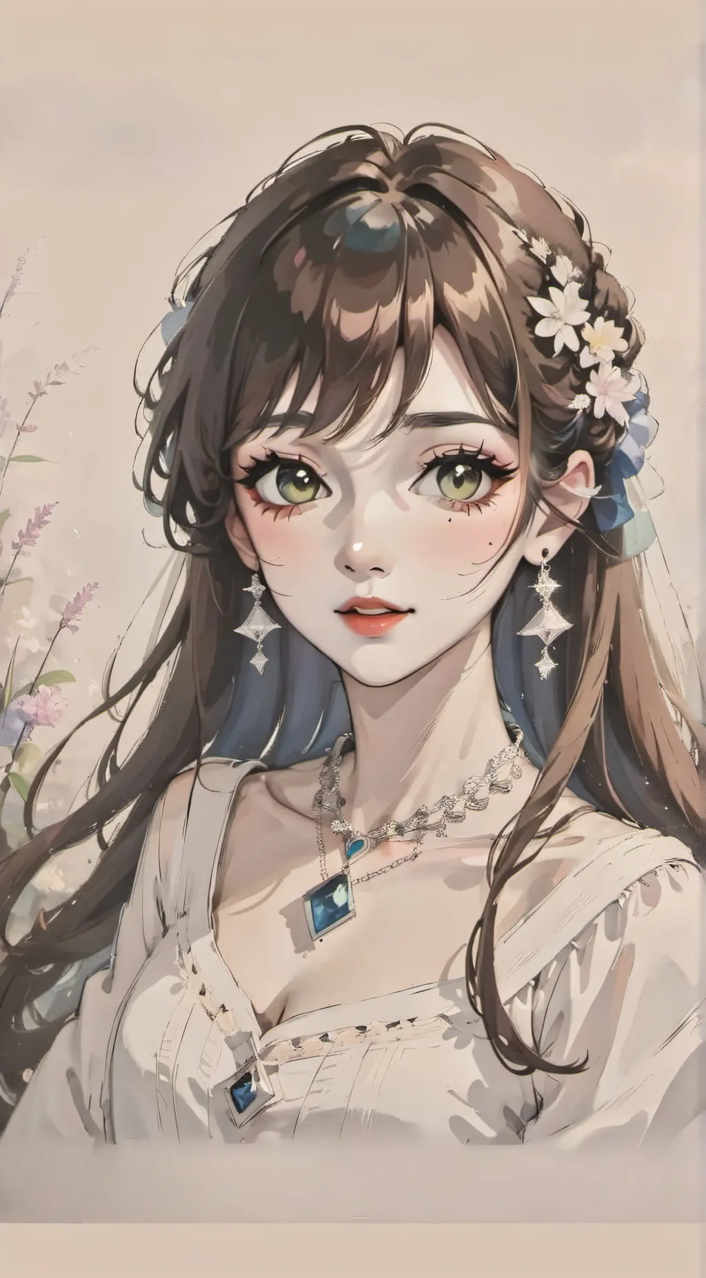 ai character: Aurora background