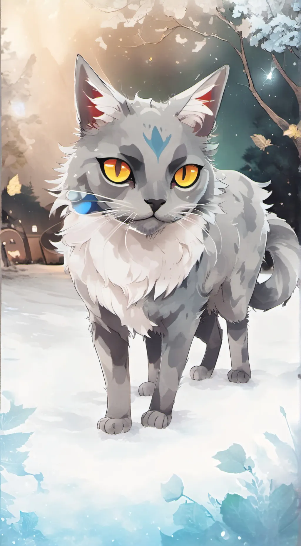 ai character: AshFur background